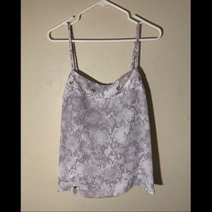 Jennifer Lopez Snakeskin Print Camisole Tank